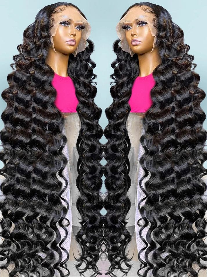 30 40 Inch Loose Deep Wave 13x6 HD Lace Frontal Human Hair Wig Brazilian 13x4 Curly Human Hair Lace Front Wigs Pre Plucked 250%
