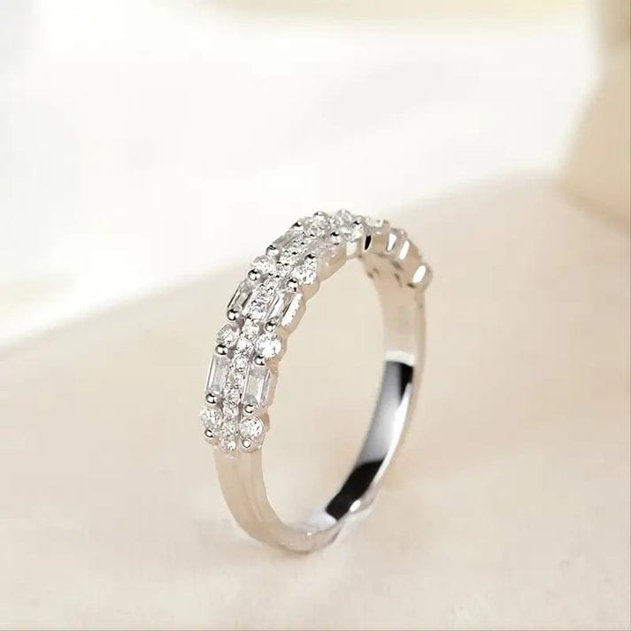 Rotatable Ring With Open Design Fashion Double-layered Hollow Line Anxiety Relief Rings For Women