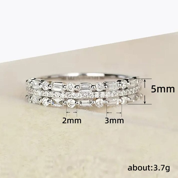 Rotatable Ring With Open Design Fashion Double-layered Hollow Line Anxiety Relief Rings For Women
